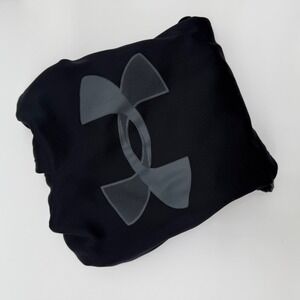 Under Armour Black Hoodie Youth YMD JIY MIM Loose Fit Pullover Logo Pocket